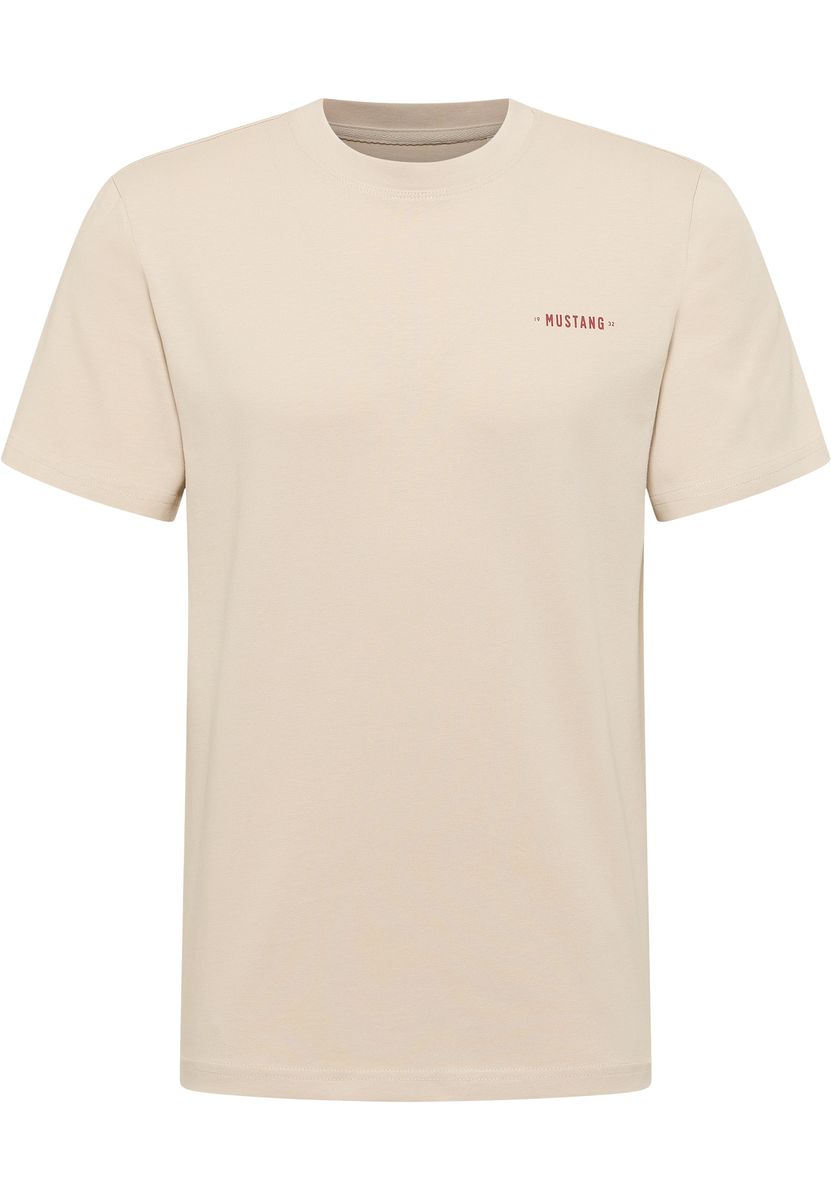 Minimalistisches Baumwoll-Shirt mit Rundhalsausschnitt