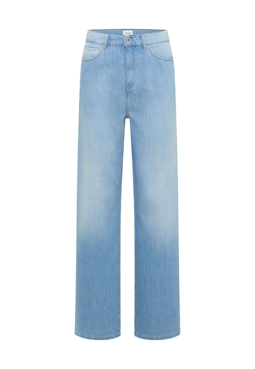 High-Waist Jeans mit weitem Bein