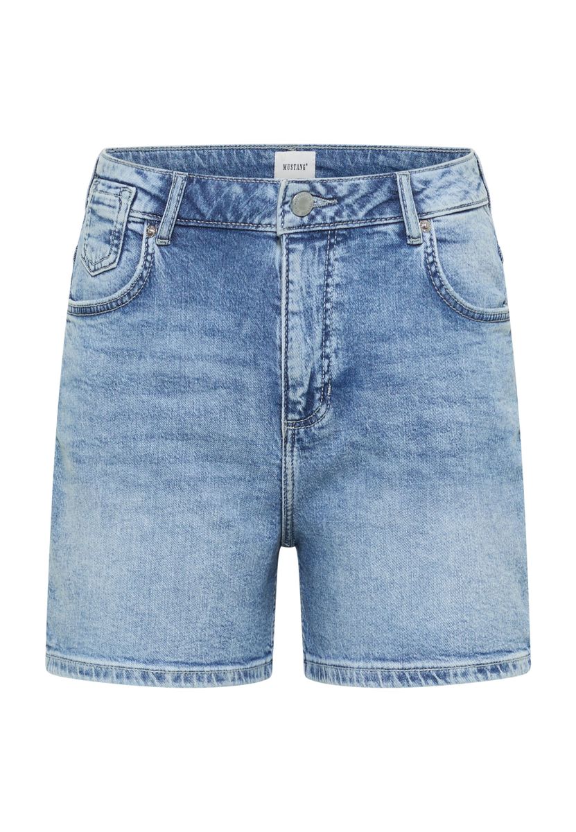 Klassische High-Waist Denim Shorts