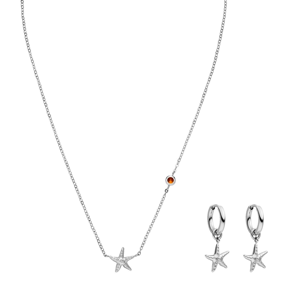 Maritimes Schmuckset mit Seesternen