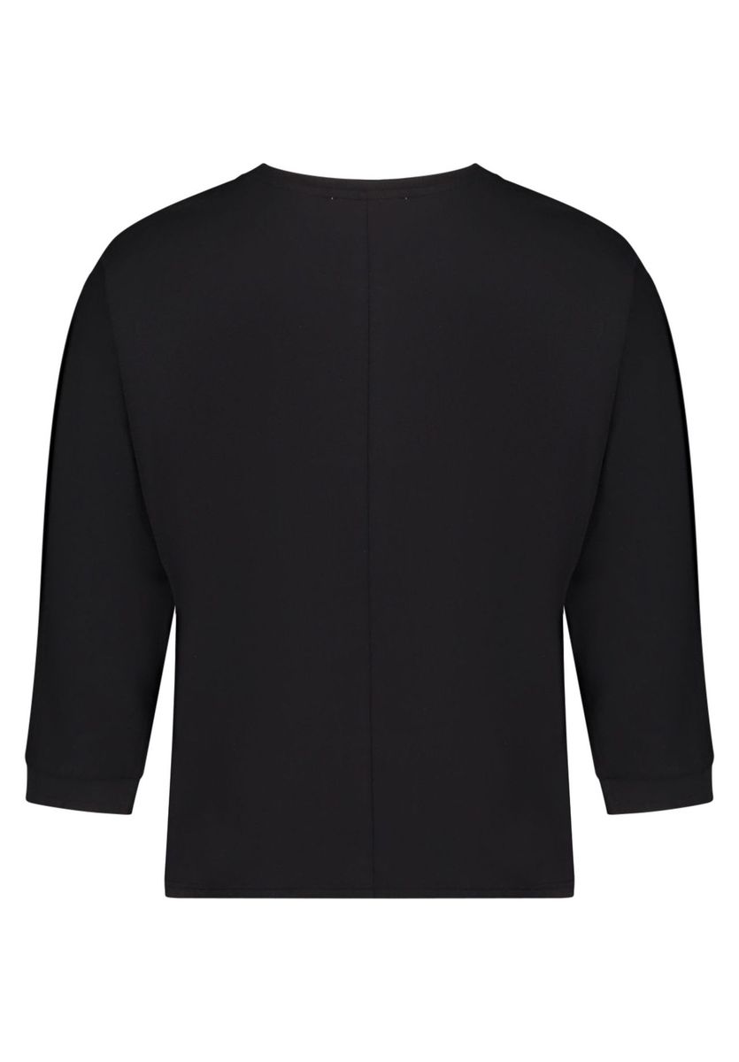 Modernes schwarz-weiß bedrucktes Top