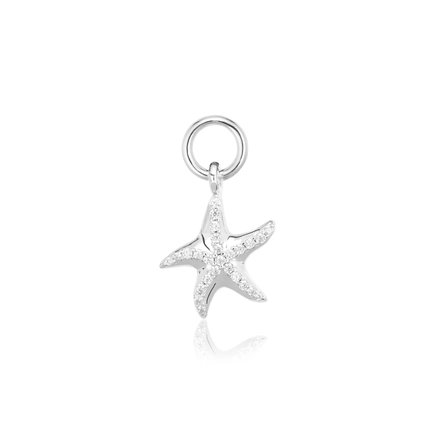 Funkelnder Seestern-Anhänger Charm