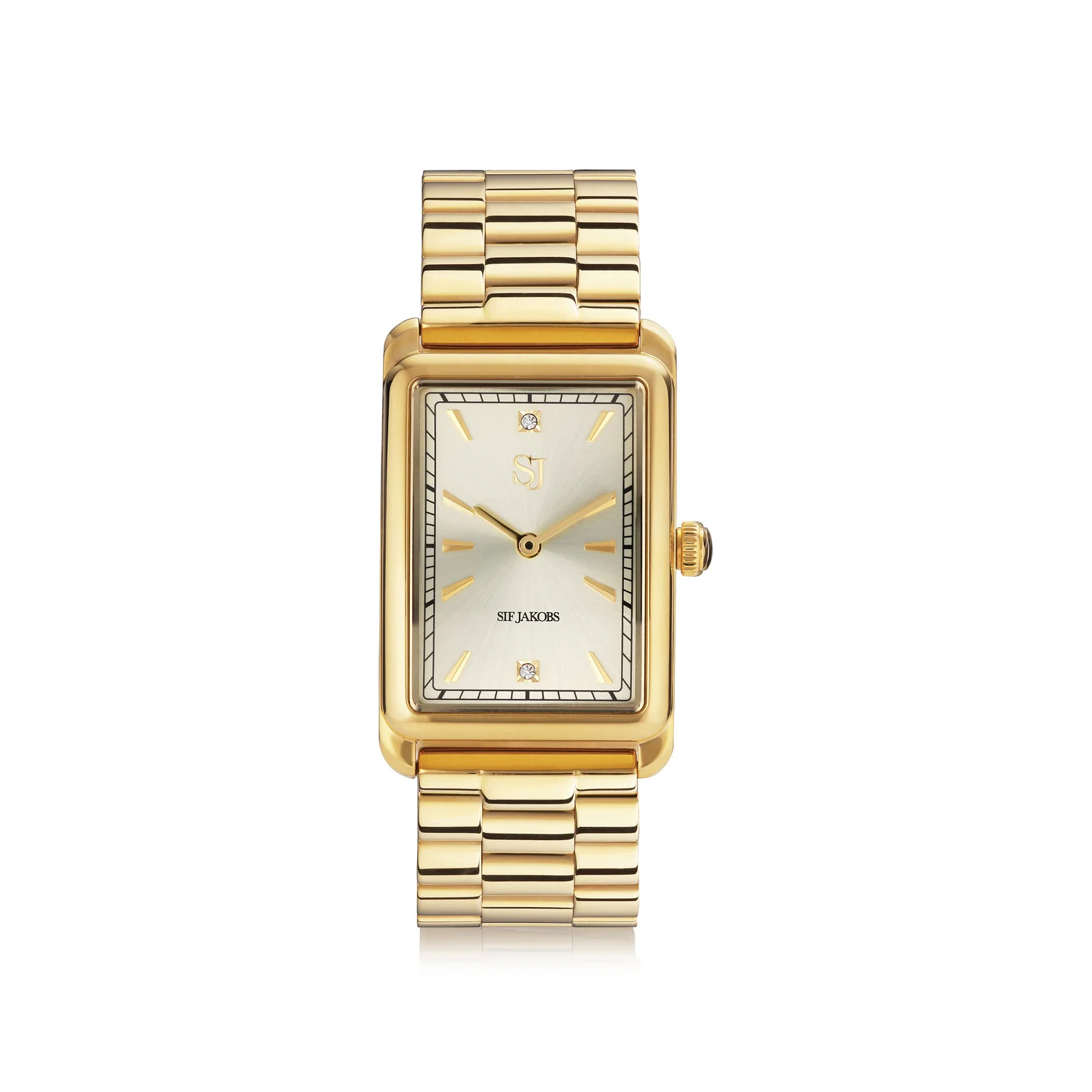 Santina Eckige Gliederarmbanduhr
