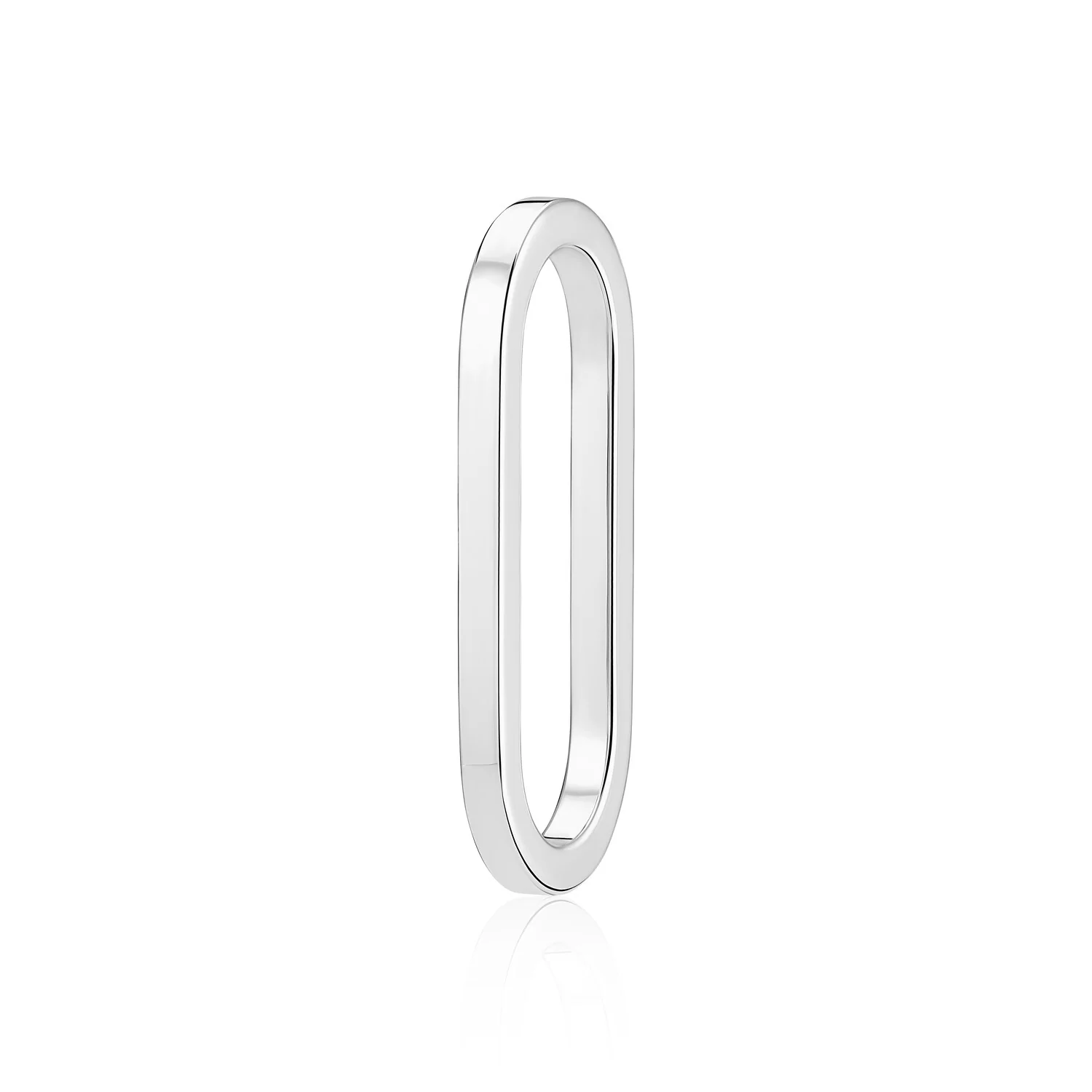 Längliches Poliertes Schmuck-Glied