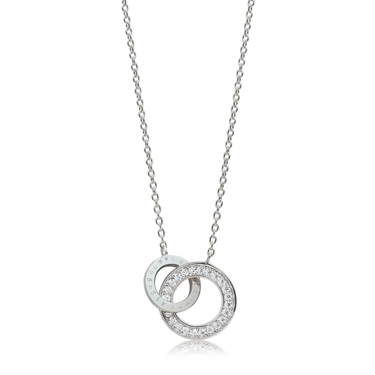 Halskette mit ineinandergreifenden Ringen