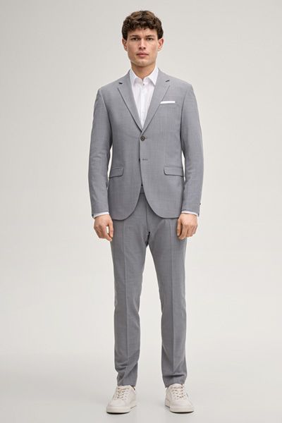 Selected Homme Pierce Weißes Baumwollhemd Slim Fit