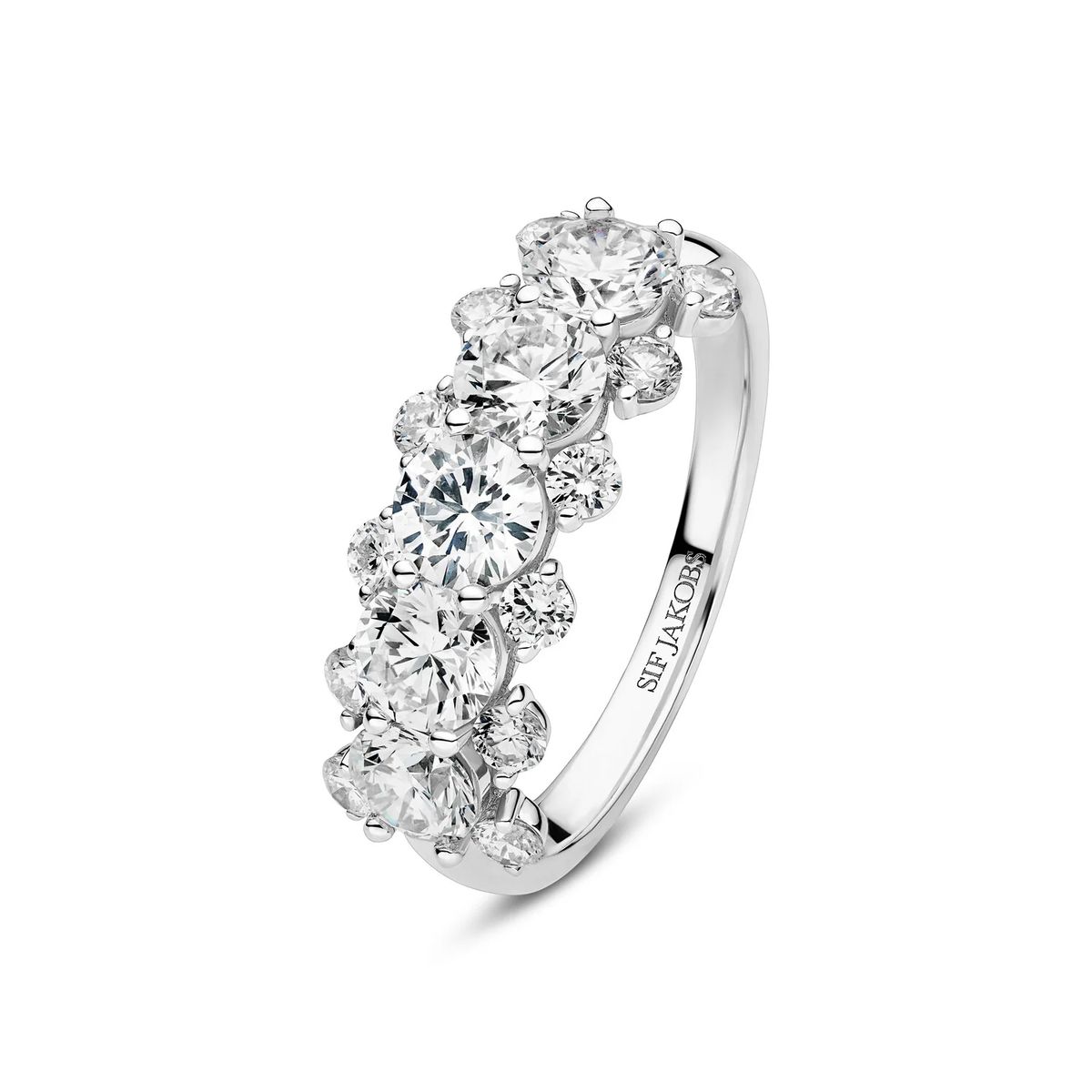 Luxuriöser Diamant-Cluster-Ring