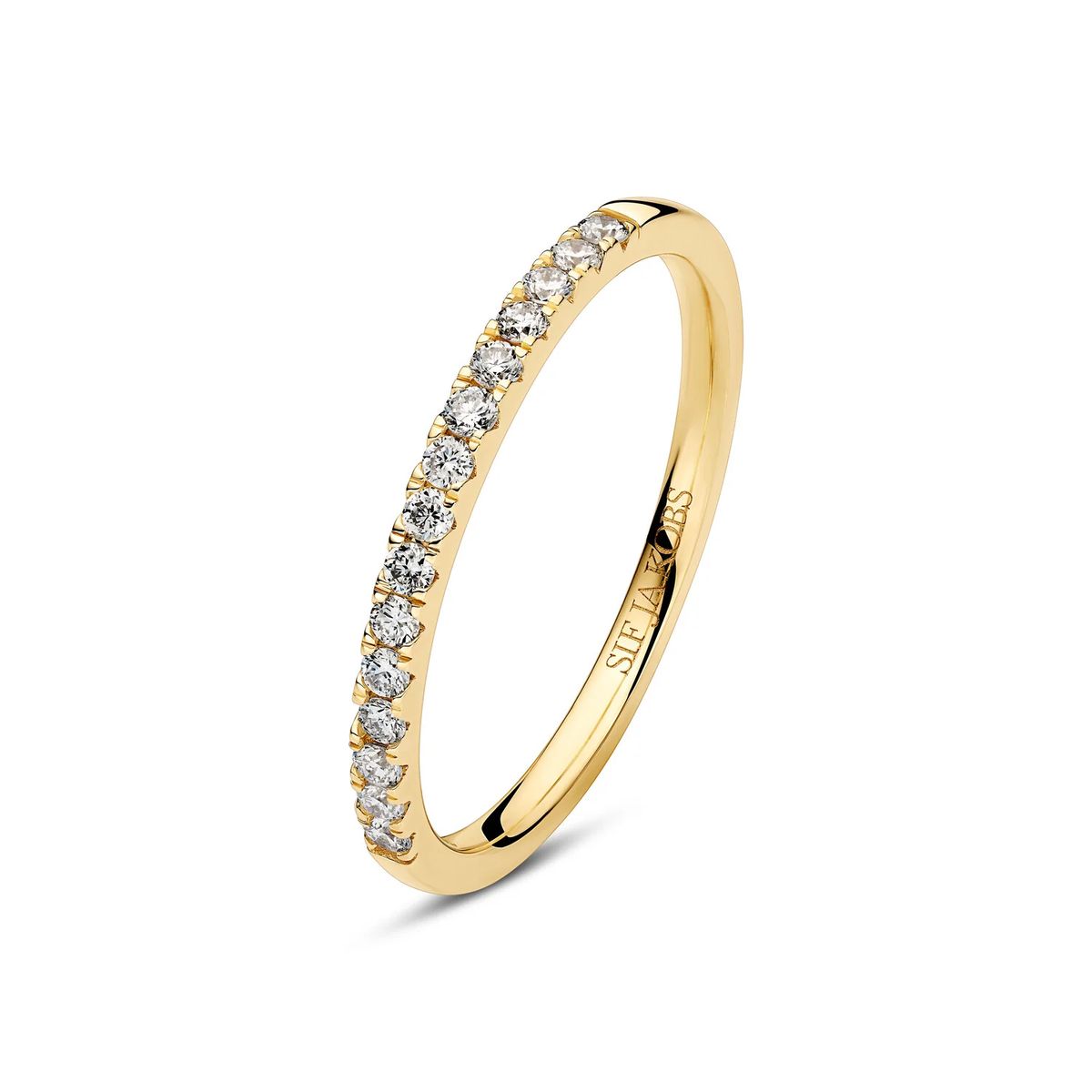 Brillantbesetzter Eternity-Ring