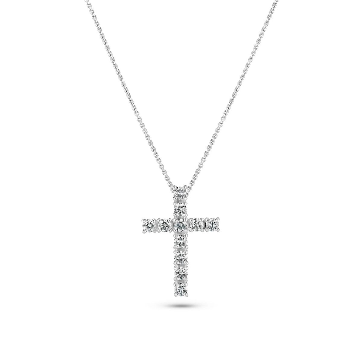 Brillante Diamant-Kreuz-Halskette