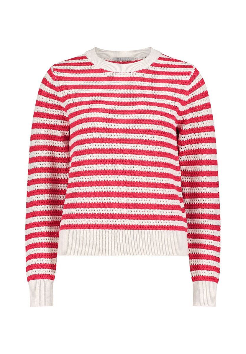 BETTY & CO Strickpullover, für Damen, weiß, 36