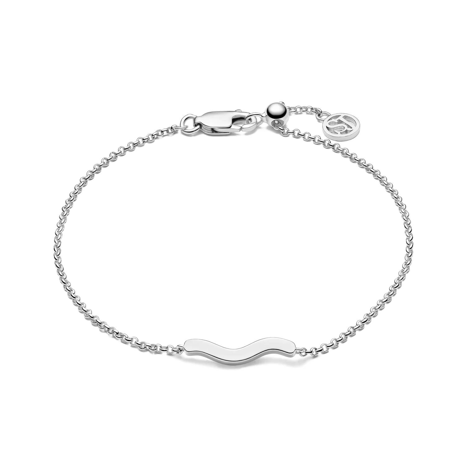 Minimalistisches Wellen-Barren-Armband
