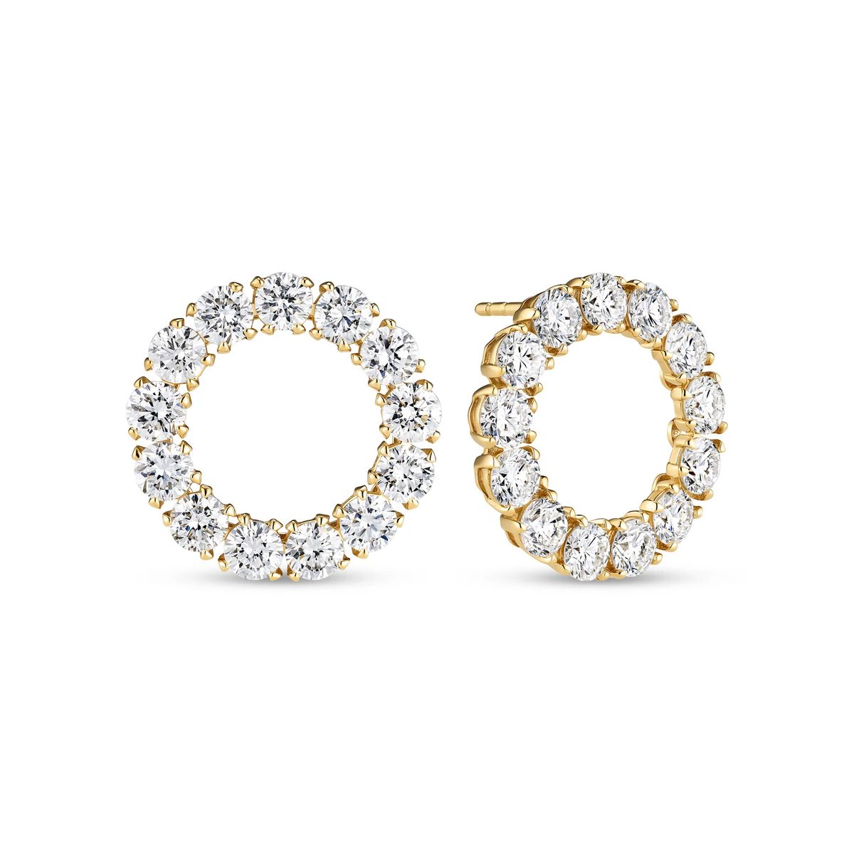 Bellina Diamant-Kranz Ohrringe
