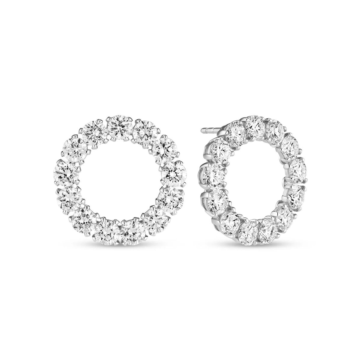 Funkelnde Diamant-Kreisstecker