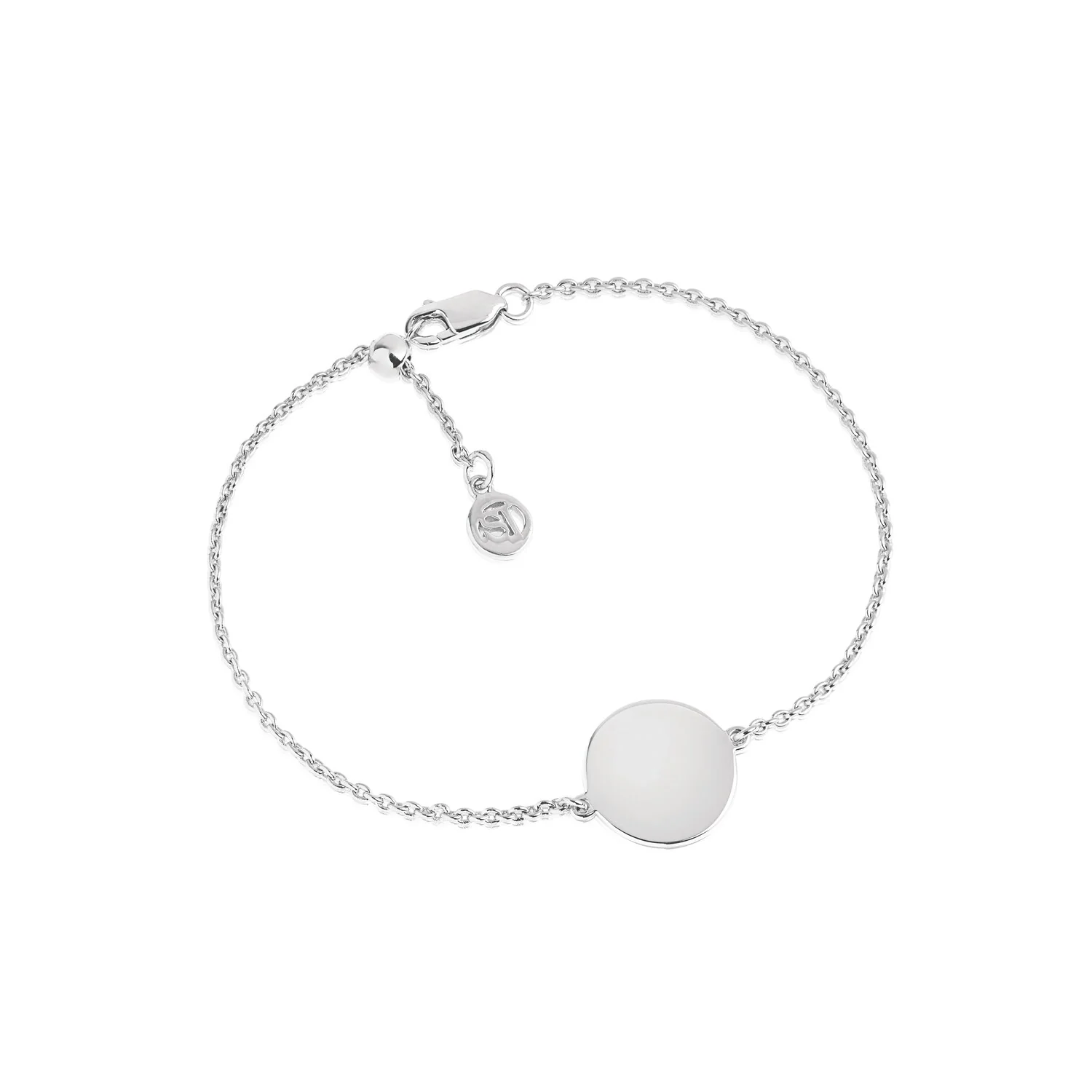 Minimalistisches Armband mit Rundem Anhänger