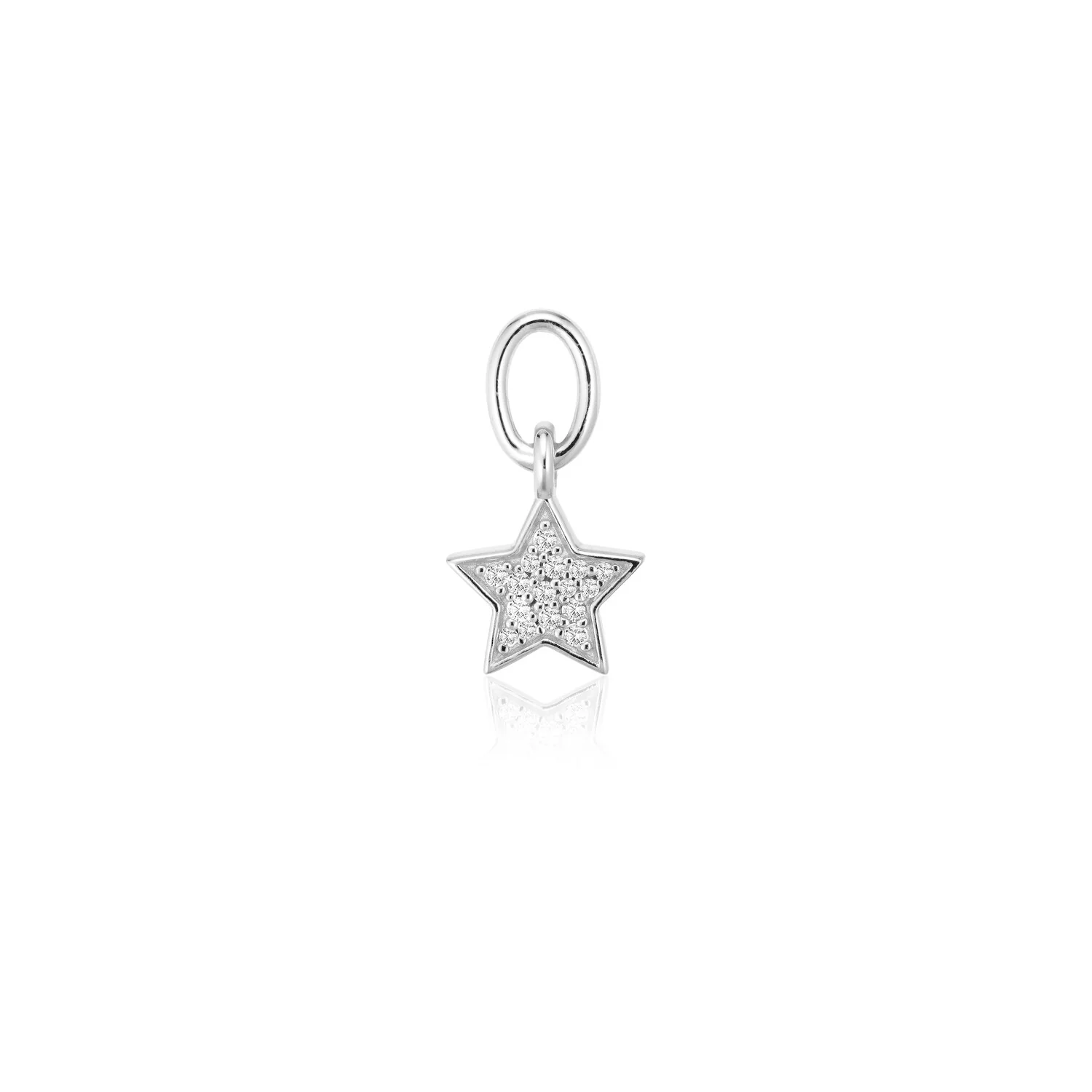 Funkelnder Sternenanhänger Charm