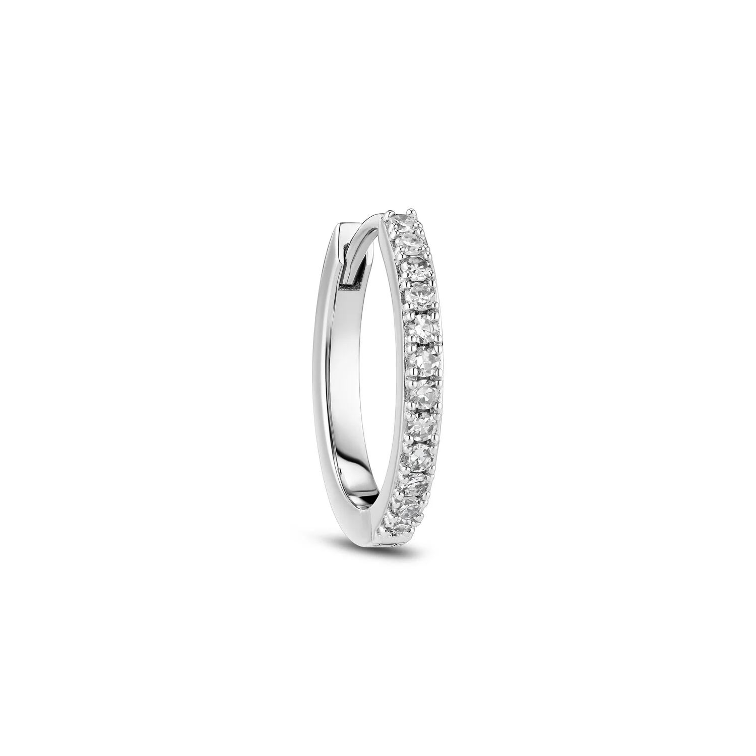 Huggie-Creole mit Lab-Diamanten