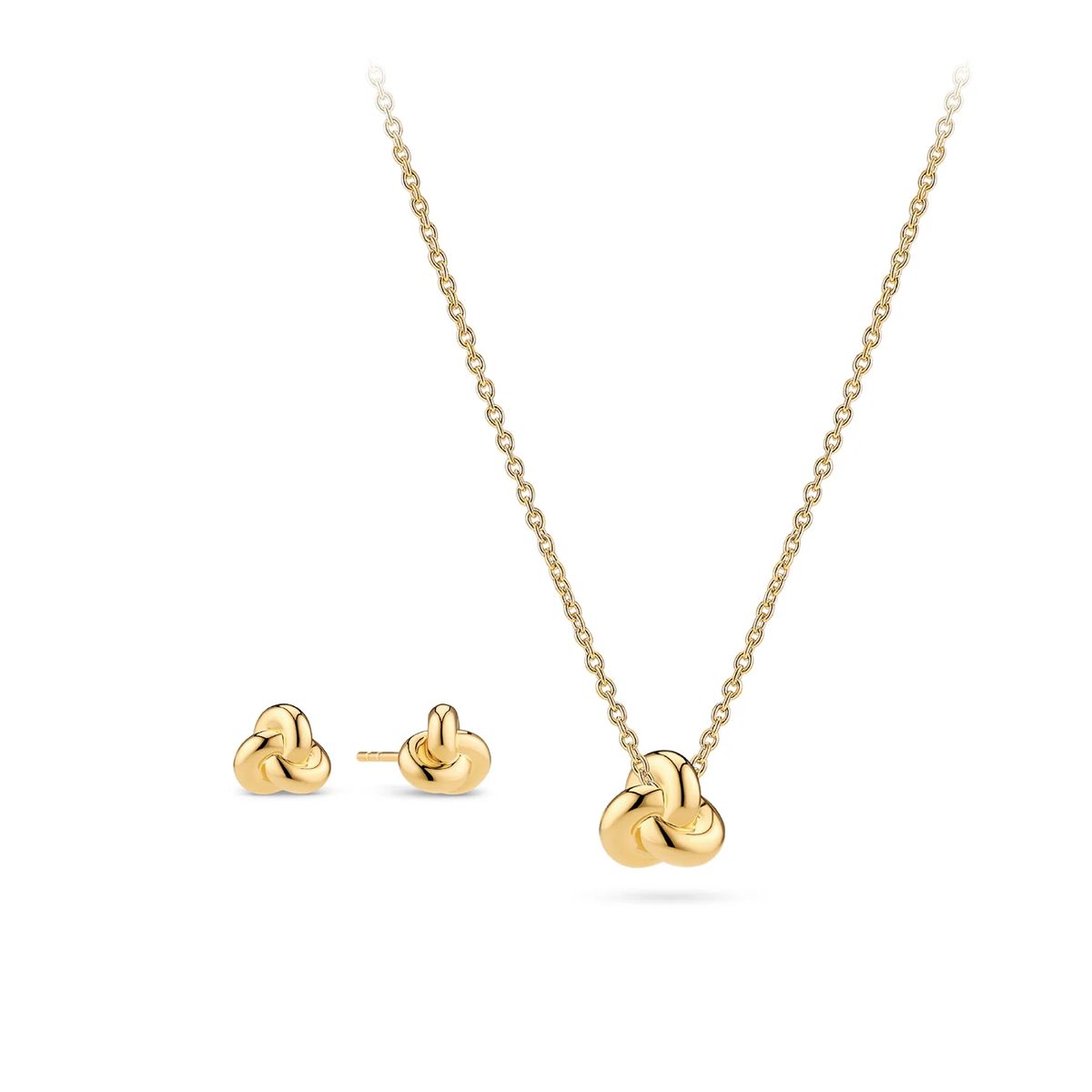 Elegantes Schmuckset mit Liebesknoten
