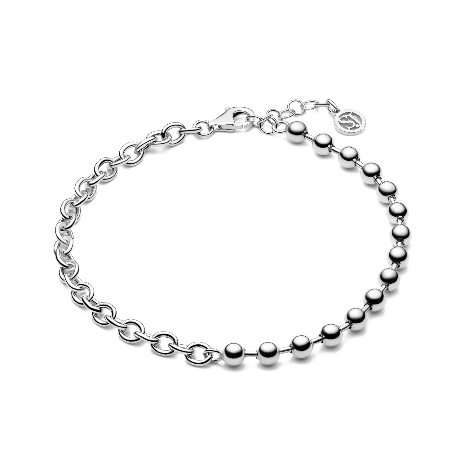 Armband mit Kettengliedern und Kugeln