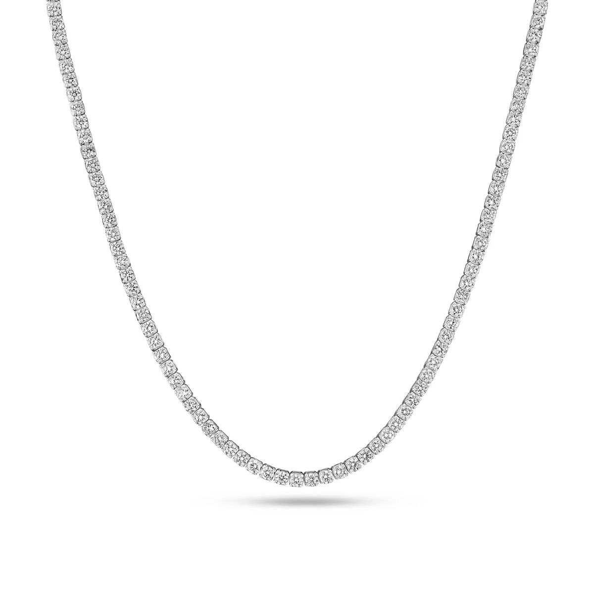 Exquisite Diamant-Tennis-Halskette