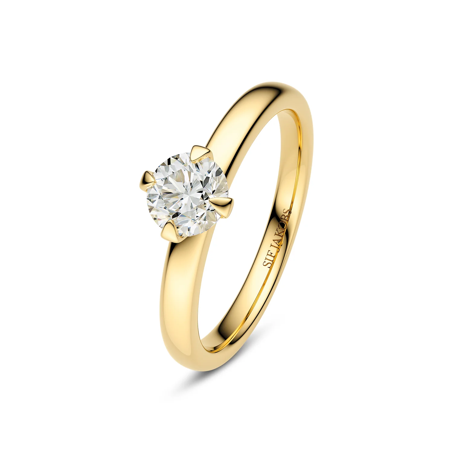 Eleganter Solitär Diamantring