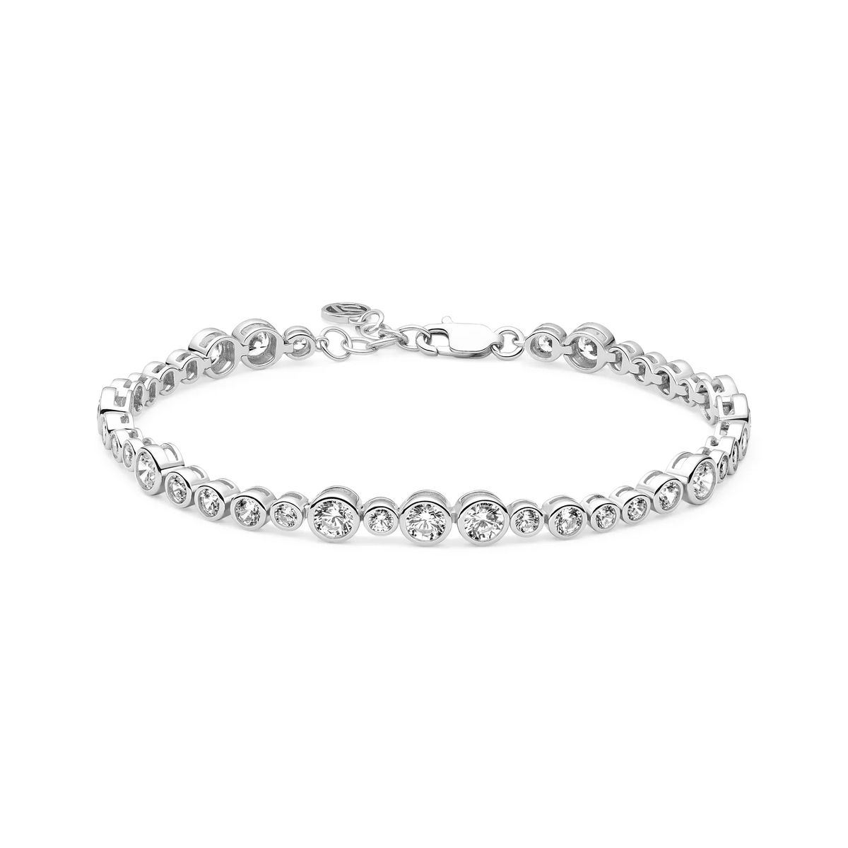 Armband mit abgestuften Zirkonia-Steinen