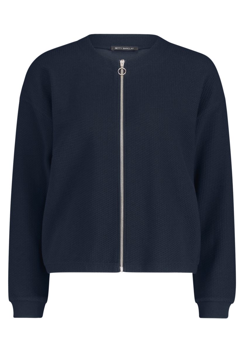 BETTY BARCLAY Shirtjacke mit Struktur, blau, 36