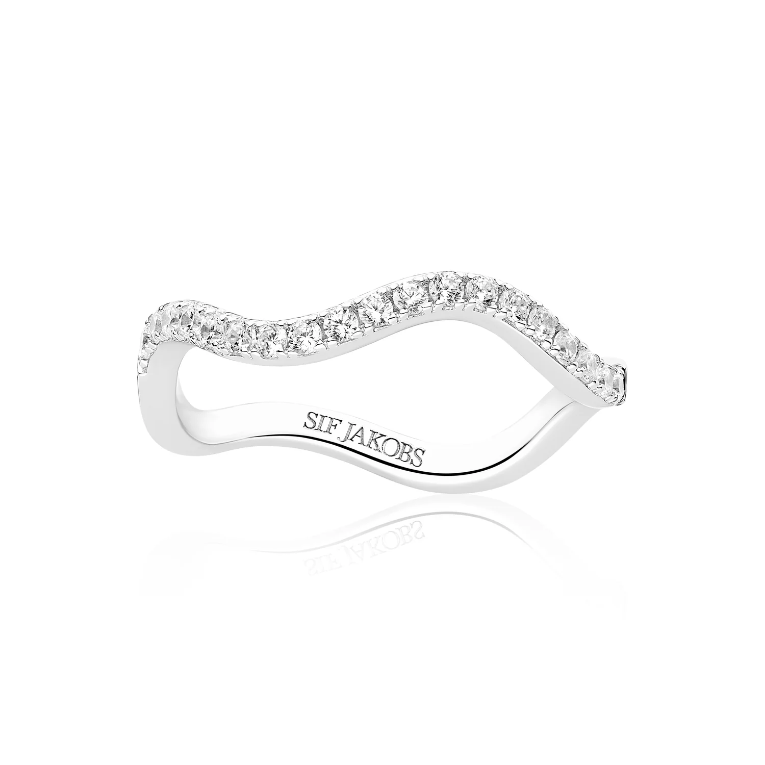 Ellera Waves Pavé-Ring
