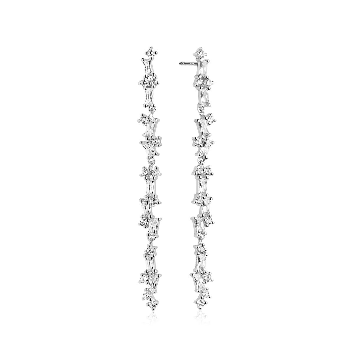 Elegante schimmernde lineare Tropfen