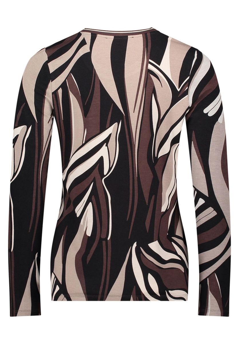 Langarmshirt mit Grafikmuster