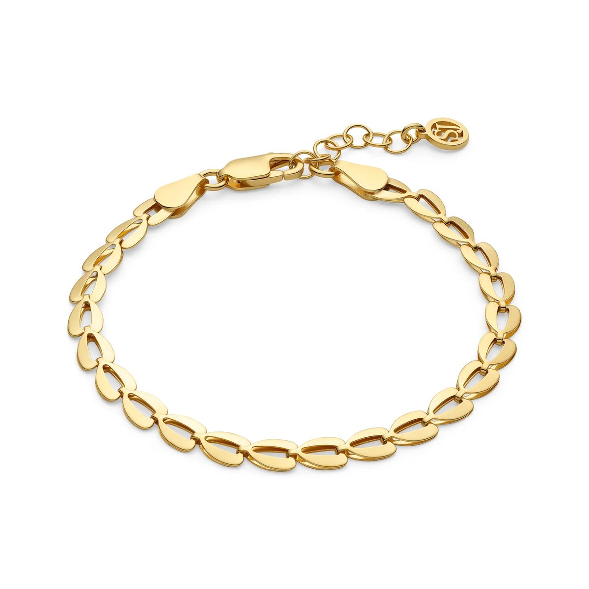 Elegantes Heartbeat Gliederarmband