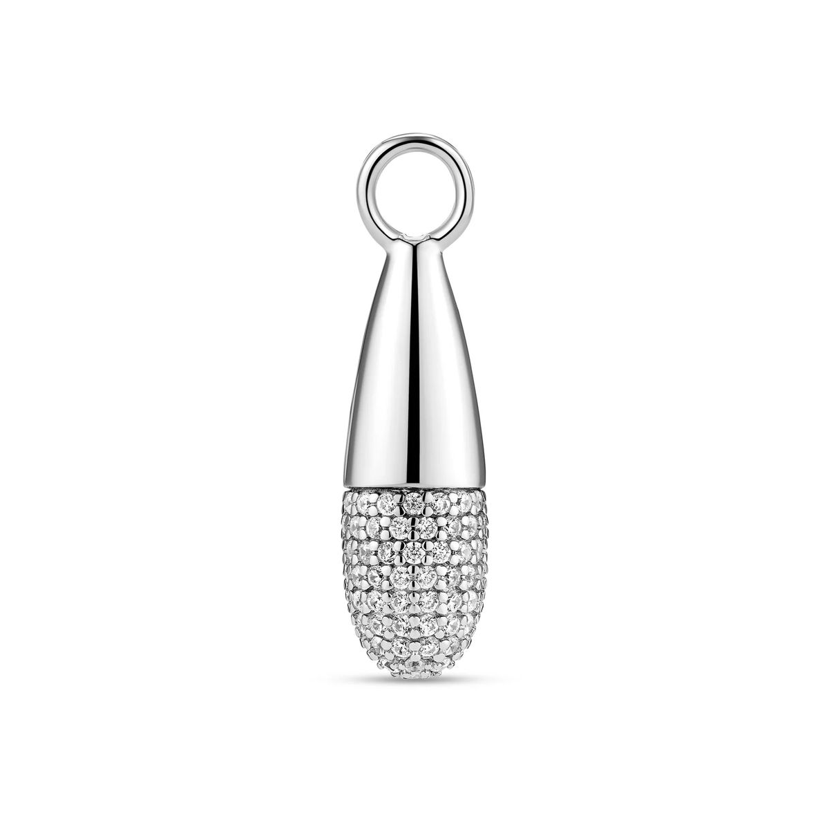 Funkelnder Pavé Tropfen-Charm