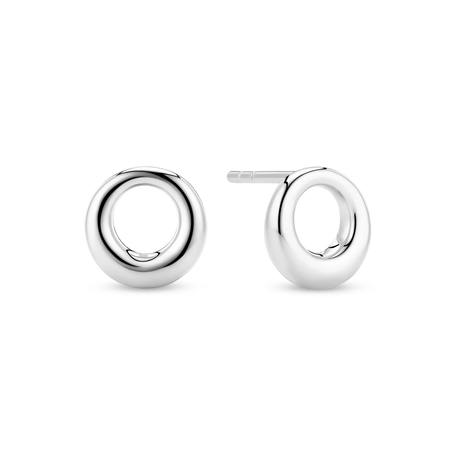 Minimalistische Selene Stecker-Ohrringe