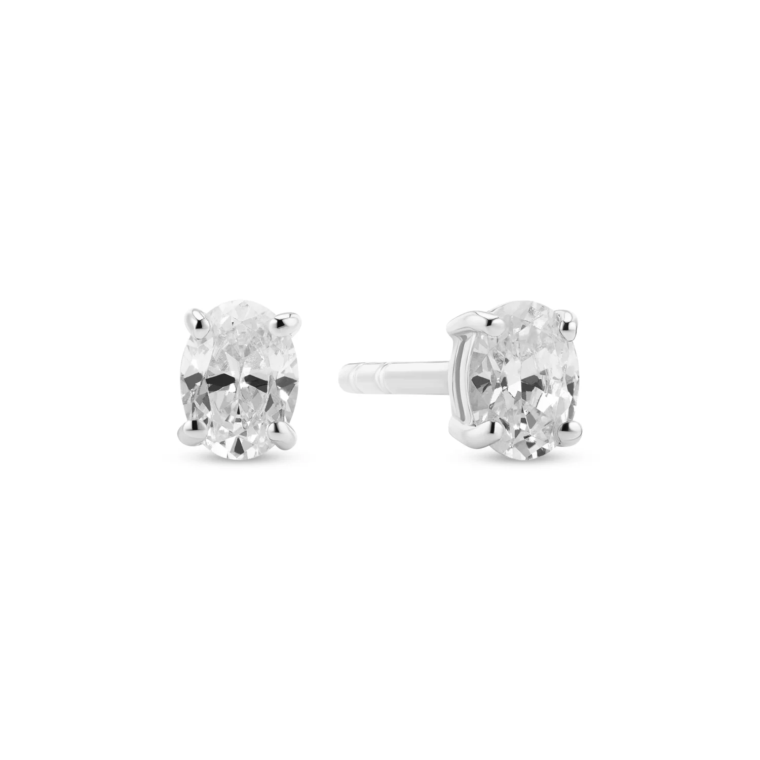Elegante Ovale Ohrstecker