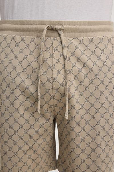 Gemusterte Jersey-Lounge-Shorts aus Baumwolle