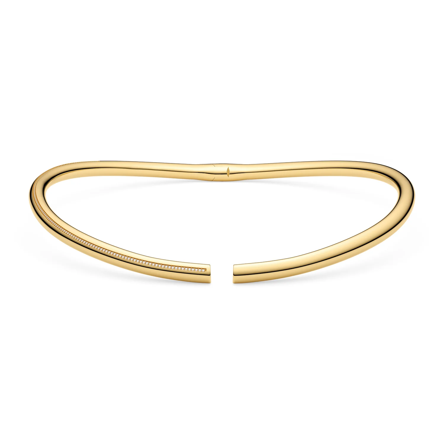 Minimalistischer Goldener Palermo Halsreif