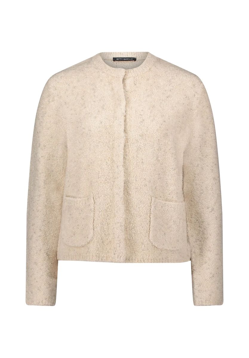 Moderne Strickjacke mit Reißverschluss
