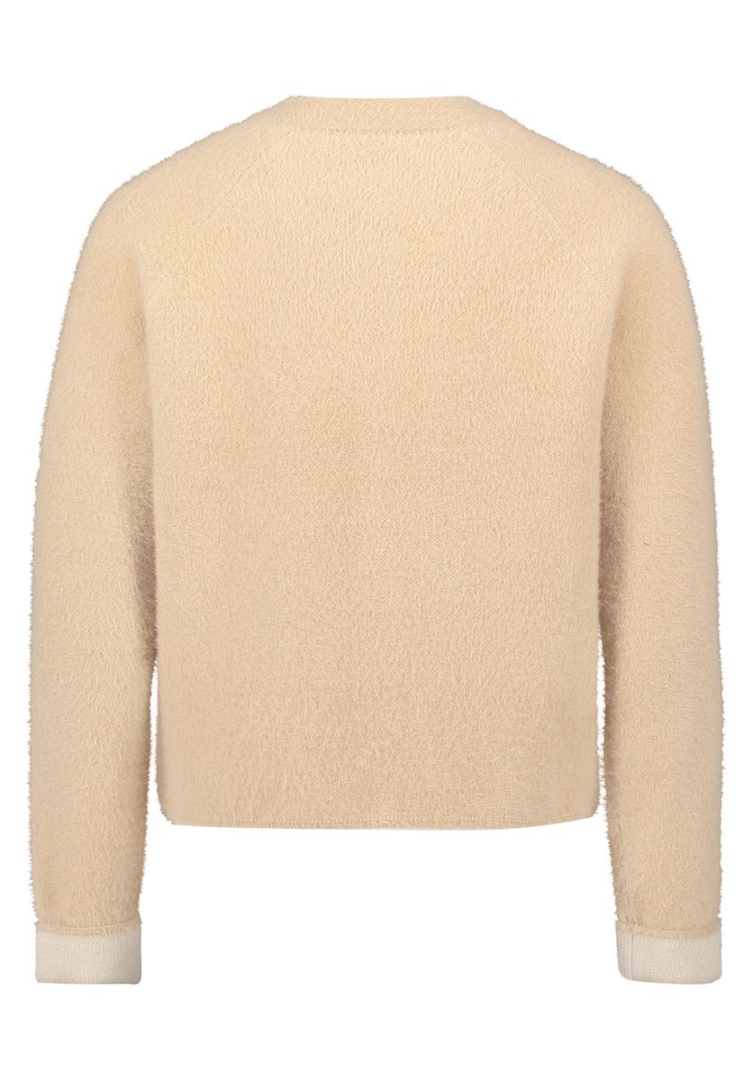 Moderne Strickjacke mit Reißverschluss