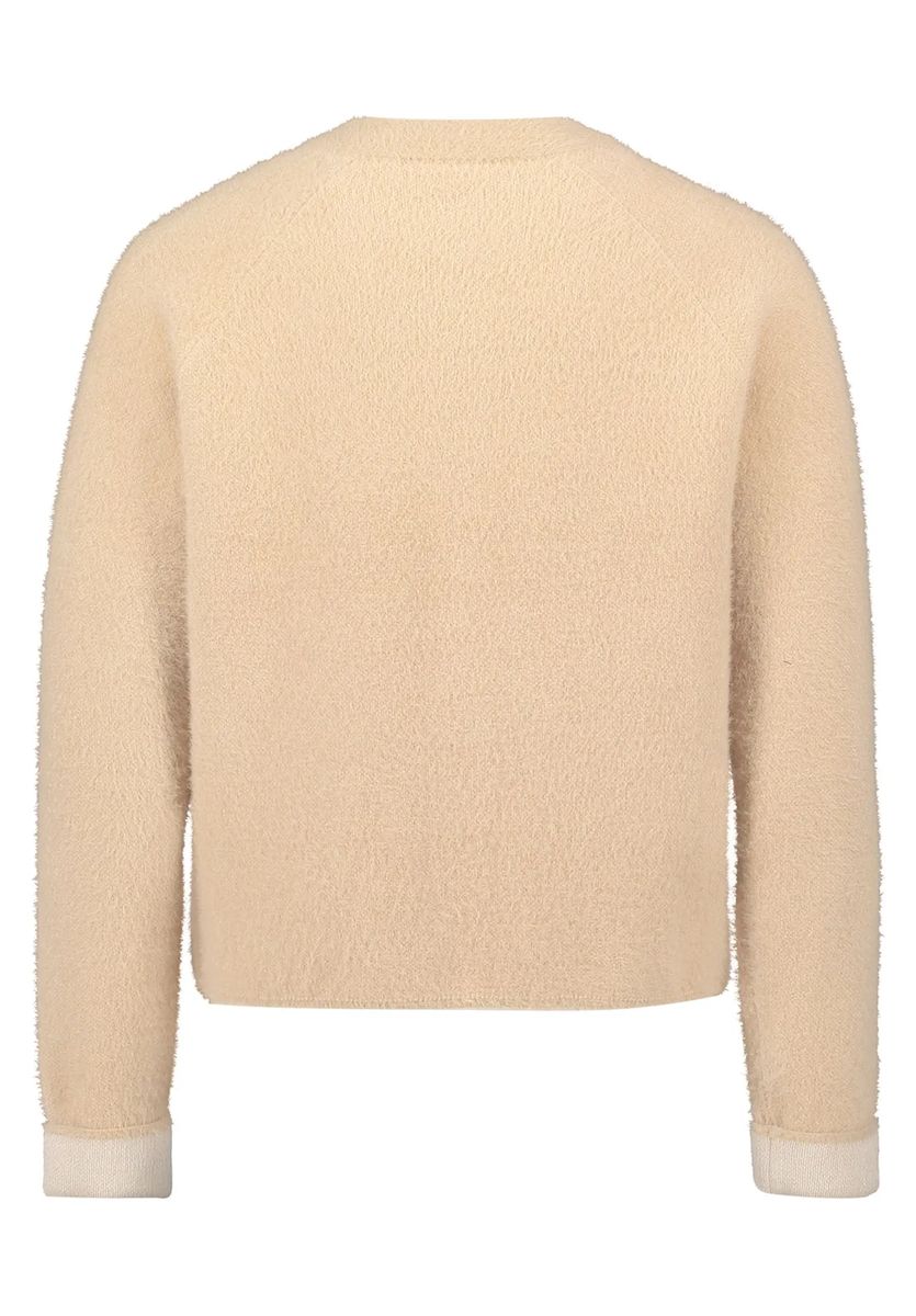 Moderne Strickjacke mit Reißverschluss