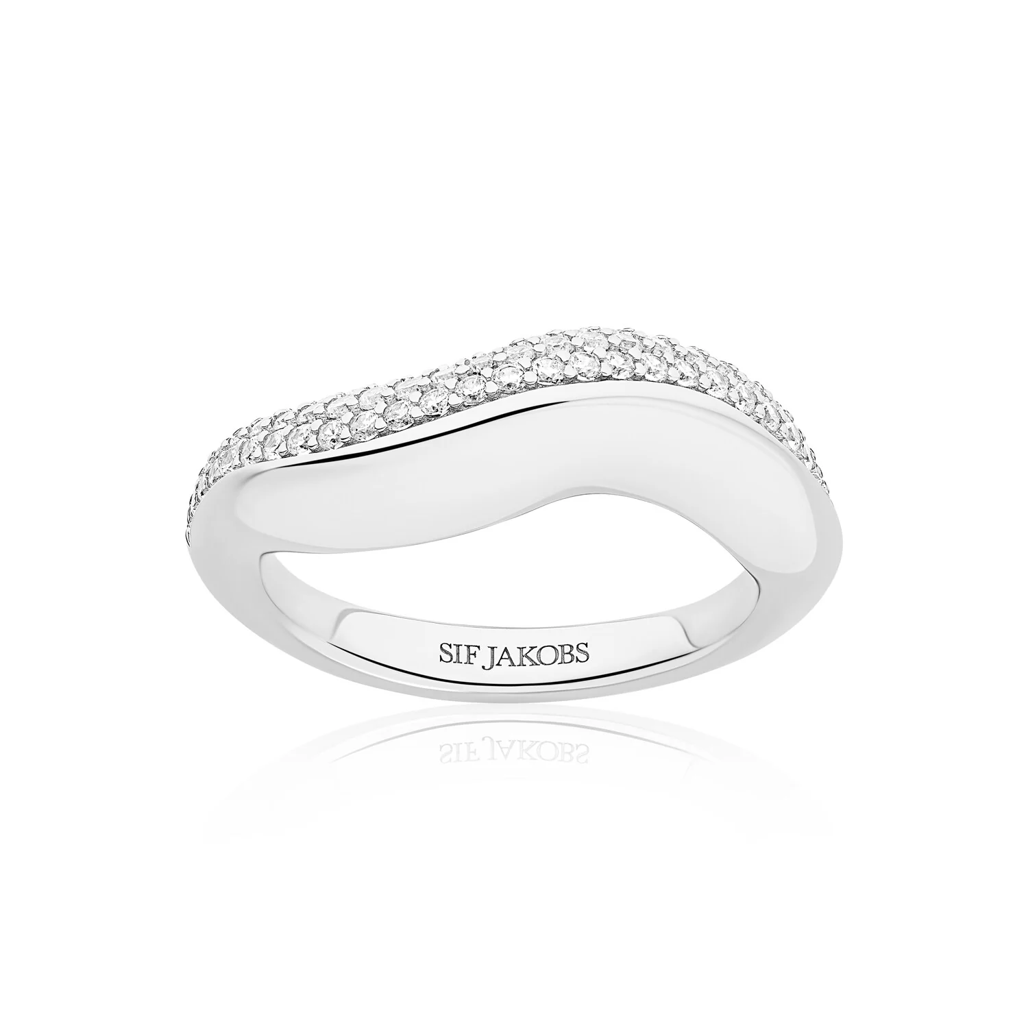 Glorenza Wellenring mit Pavé