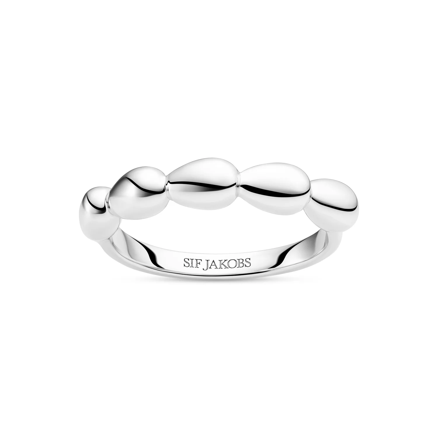 Ring mit organischem Tropfendesign