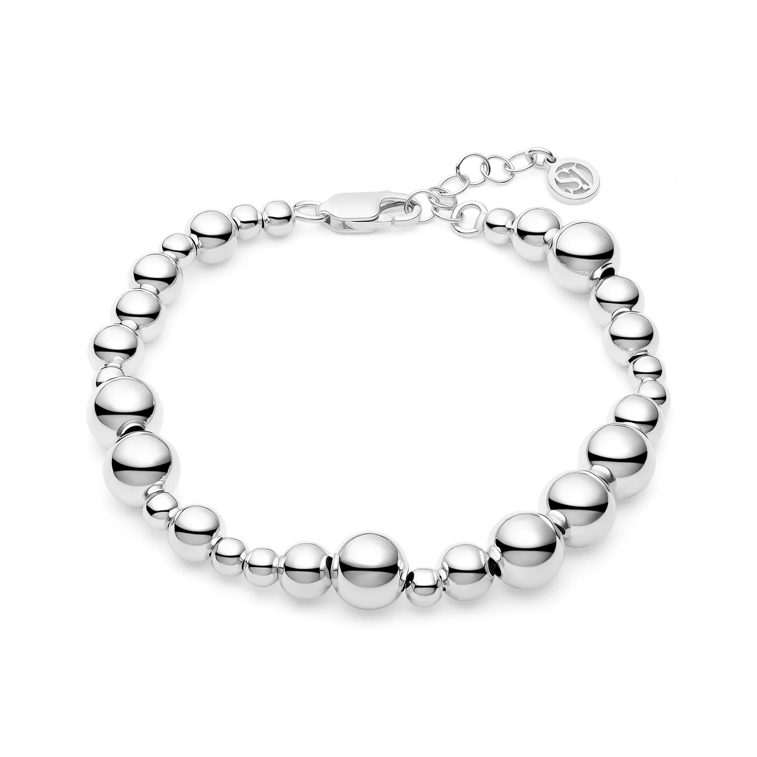 Armband mit polierten Kugeln
