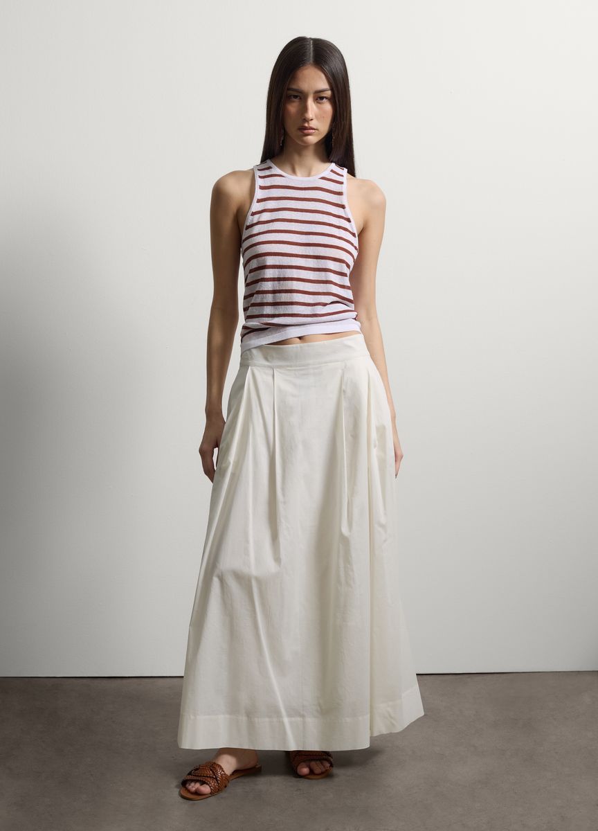 Gestreiftes Stricktop mit Racerback