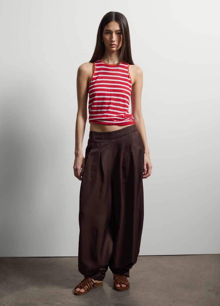 Gestreiftes Strick-Tanktop