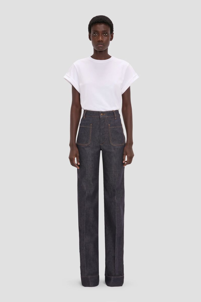 Alina Schlagjeans mit hoher Taille