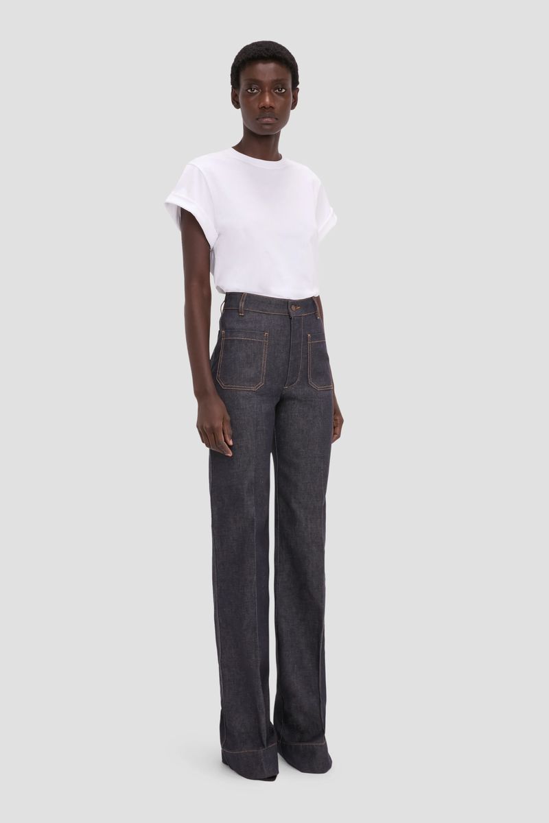 Alina Schlagjeans mit hoher Taille
