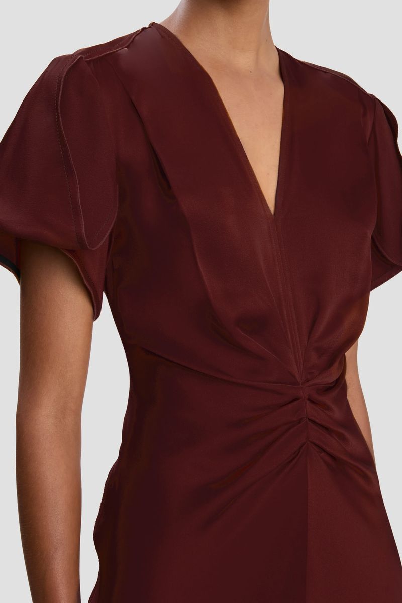 Eve Midikleid mit Taillenplissee
