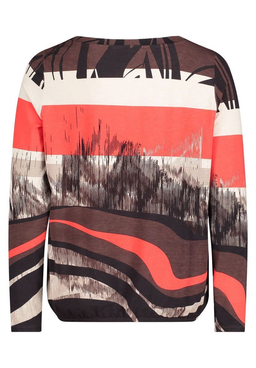 Langarmshirt mit grafischem Druck