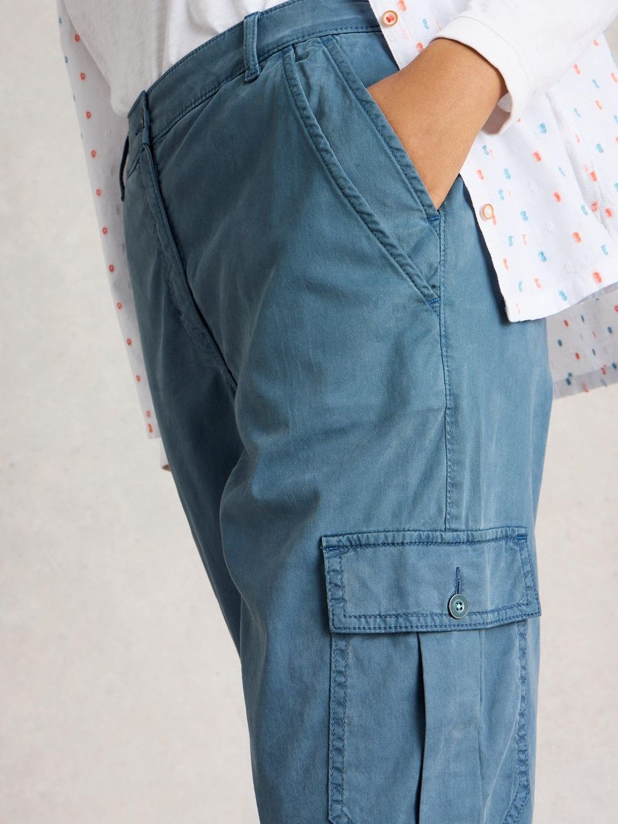 Relaxte Cargo-Hose mit Taschen