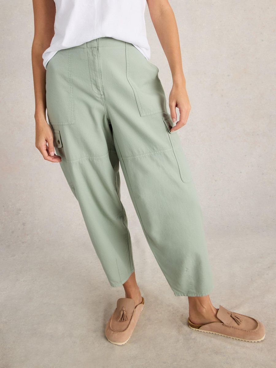 Weiche Cargohose aus Bio-Baumwolle