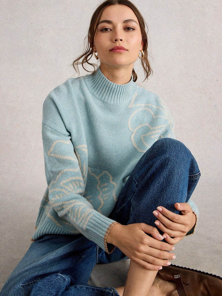 Fenella Pullover mit Blumenmuster